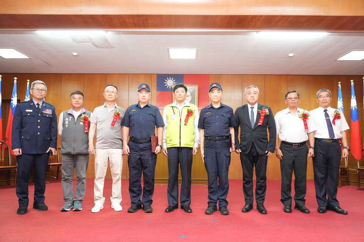 澎湖縣政府舉行警察節慶祝大會　肯定打詐成果向警察同仁致敬致謝