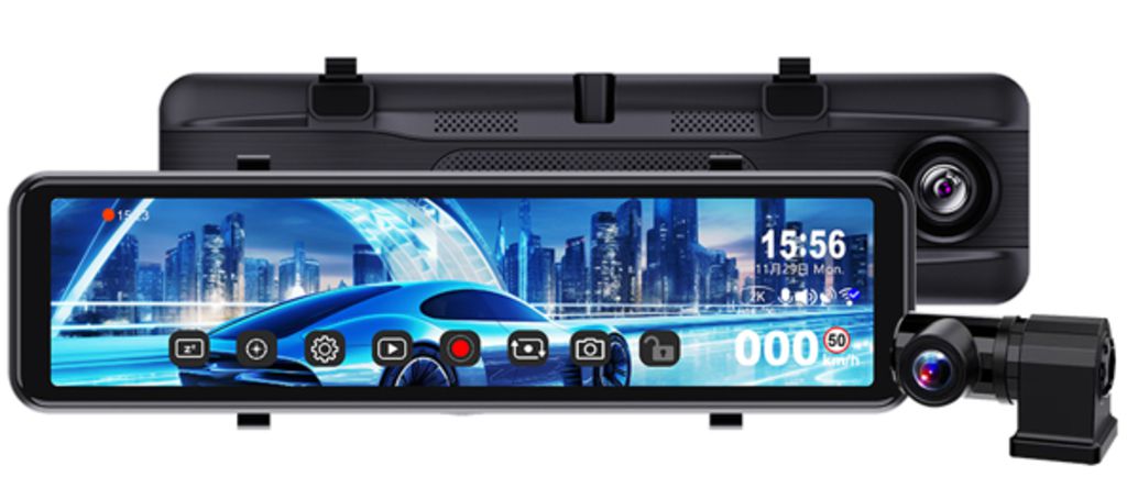 前4K後2K雙鏡頭、星光夜視二代、智慧科技警示全面升級行車安全新標竿！快譯通S95A電子後視鏡行車記錄器正式上市