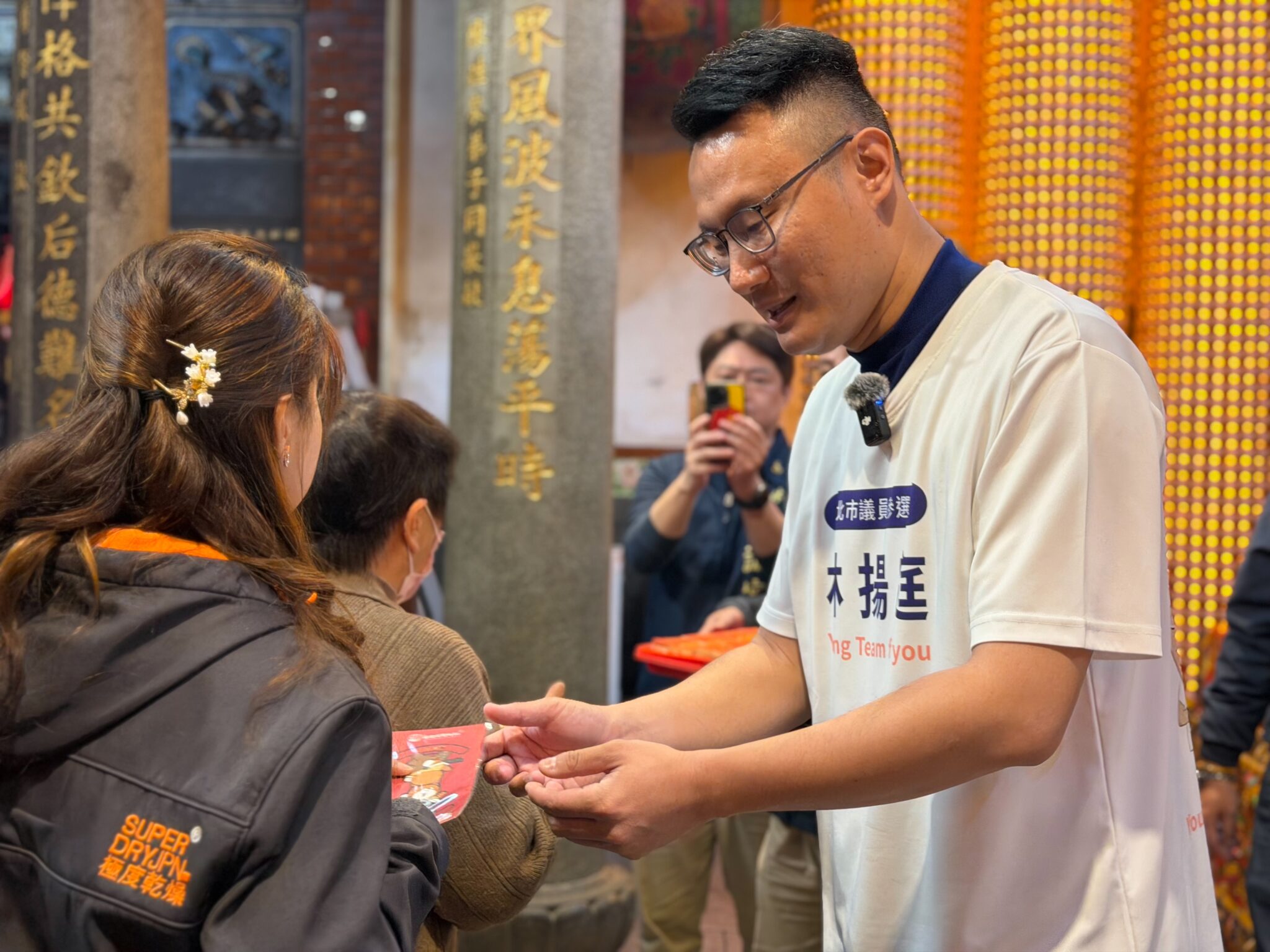 士林金面媽祖廟超靈 盛傳企業家愛拜 林揚庭除夕守夜為士林北投祈福