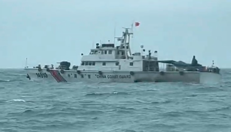 暗船現蹤！中國海警第79度騷擾金門海域 我海巡再度強勢驅離
