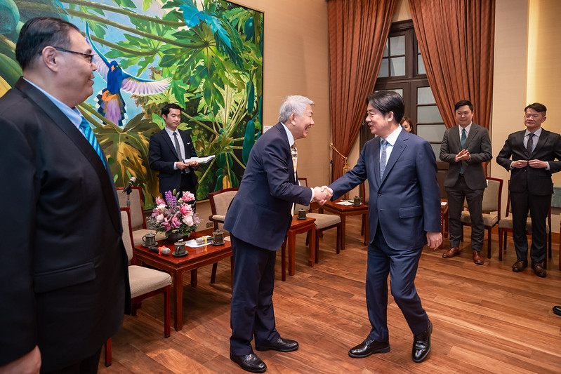 賴清德總統會晤國際同濟會世界總會長李寬勇　盼凝聚力量投資臺灣未來世代