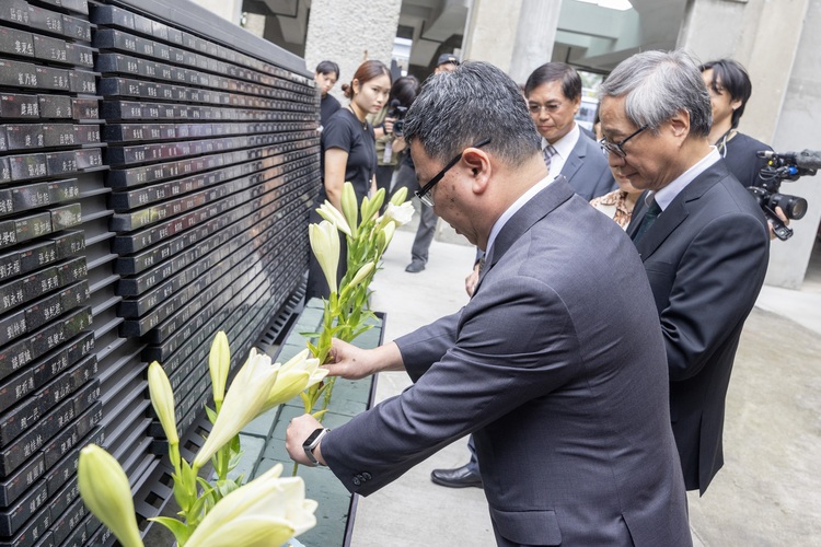 出席「519白色恐怖記憶日」典禮　林明昕政委：歷史不能遺忘　守護民主火種