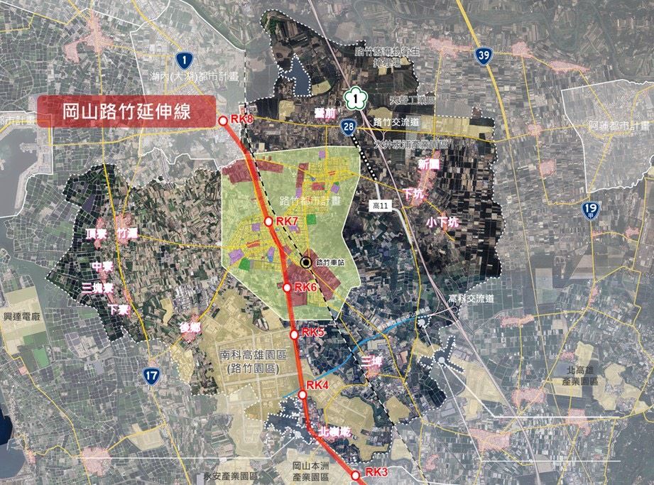 高雄市路竹鄉村地區整體規劃上路　以TOD導向科技產業S廊帶形塑智慧新城藍圖