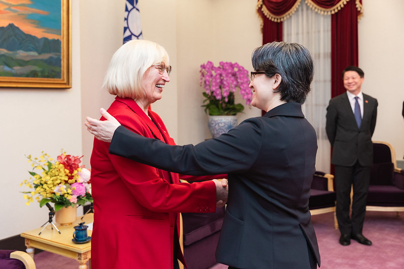 蕭美琴副總統接見拉脫維亞國會訪團　強調攜手守護民主與自由