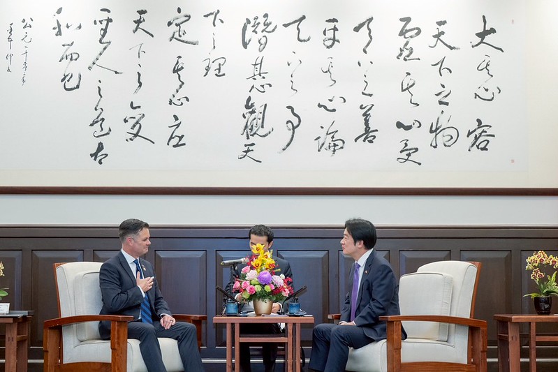 賴清德總統接見美國眾議員訪團　強調以實力維持和平