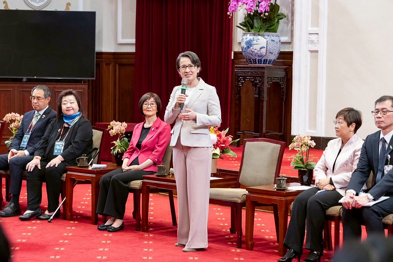 蕭美琴副總統感謝北美臺商訪團長期支持　呼籲共同推動臺灣國防預算