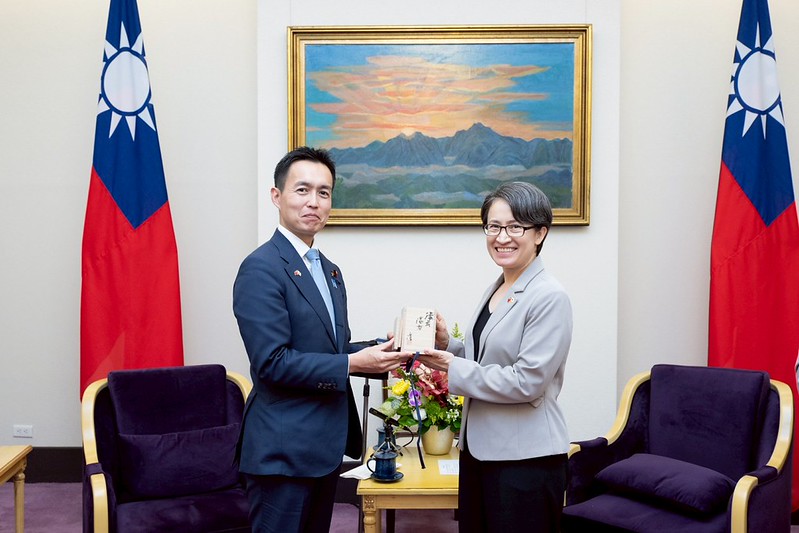 蕭美琴副總統接見日本自民黨青年局訪團 強調深化臺日合作 應對國際變局 強化民主夥伴關係