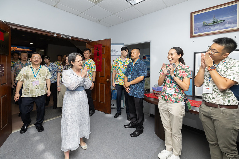蕭美琴副總統視察駐帛琉大使館　慰勉館團同仁辛勞感謝外交團隊付出