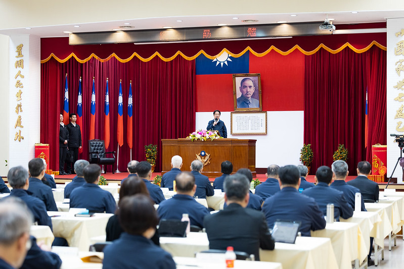 總統賴清德出席警政署114年第1次署務會報，致力加強打擊組織犯罪及提升數位化能力