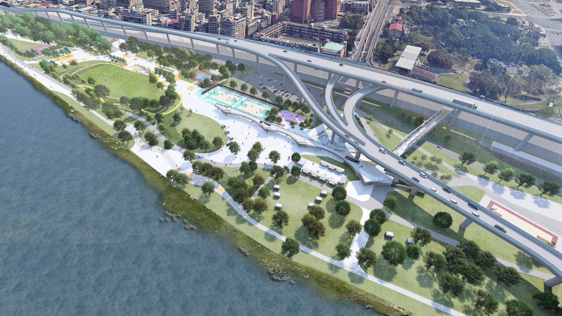 臺北市淡水河水岸空間環境營造工程將於8月14日舉辦第二次地方說明會 親臨大同運動中心掌握改造亮點