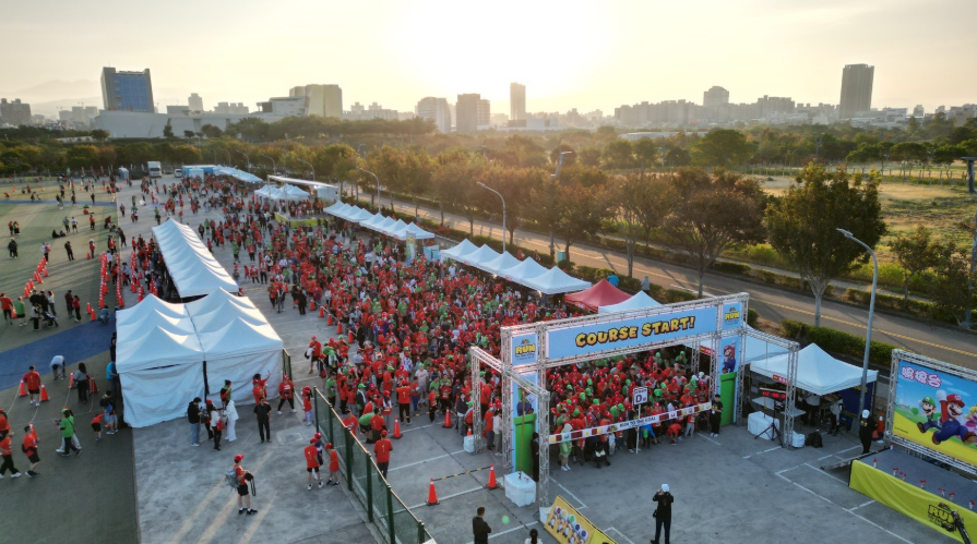 亞洲首場SUPER MARIO: RUN TO THE GOAL 臺中開跑　親子跑者與粉絲齊聚共享運動與遊戲樂趣