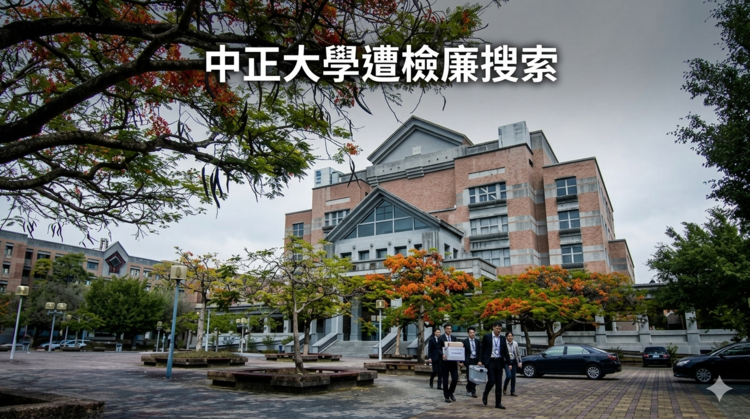 中正大學出事了！犯罪防治所遭檢廉搜索　8師生被帶回知名教授成關鍵調查對象