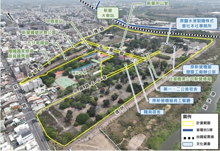 打破多年僵局！臺南市新營糖廠由傳統工業區轉型產經文創專區啟動都市更新