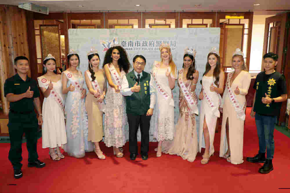 全球城市小姐助反詐  黃偉哲盼以美的力量傳遞正確防詐觀念