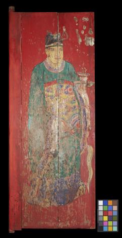 陳玉峰藝師最後遺作重現風華　臺南「陳德聚堂門神彩繪」完成修護亮相