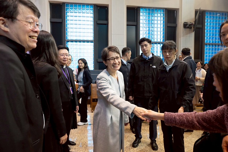 在長老教會聖誕聯合禮拜中　蕭美琴副總統肯定陪伴與關懷傳遞愛、盼望與勇氣守護臺灣