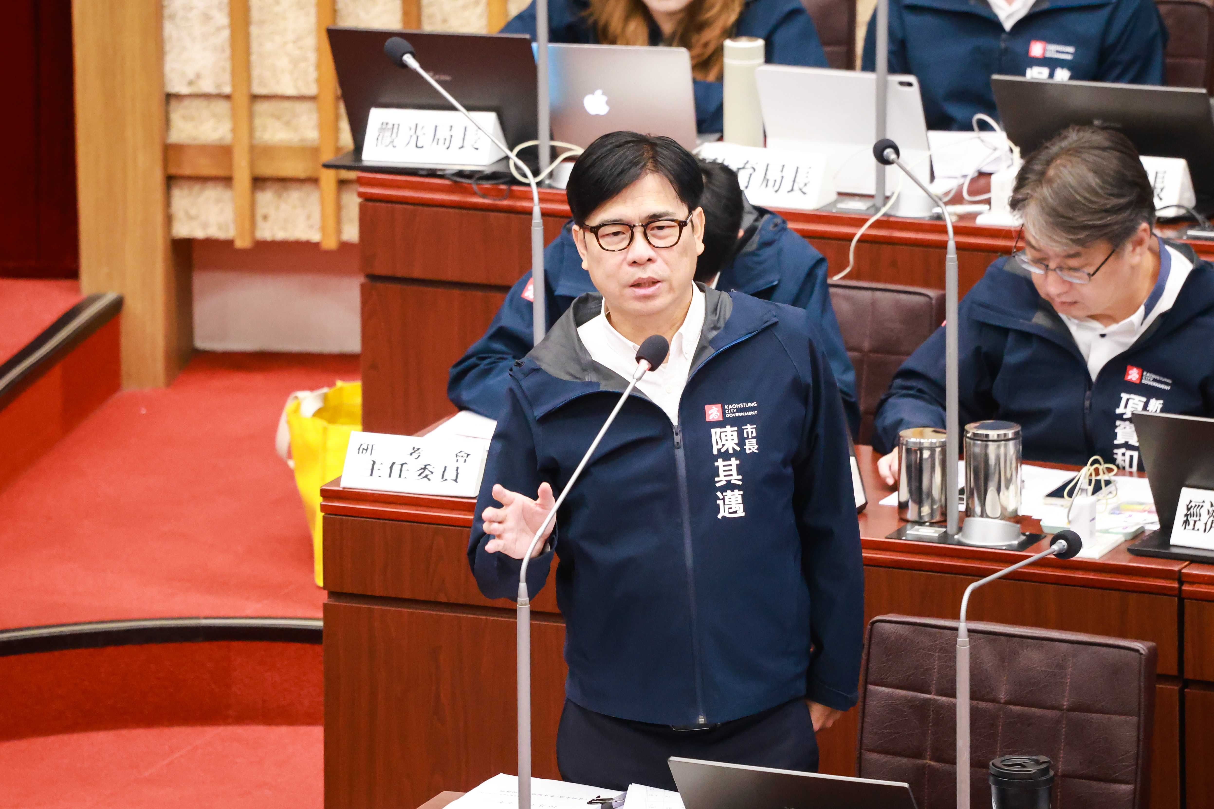 高雄市長陳其邁針對高雄火車站招商親上火線　宣布與臺鐵合作推動車站周邊開發新計畫