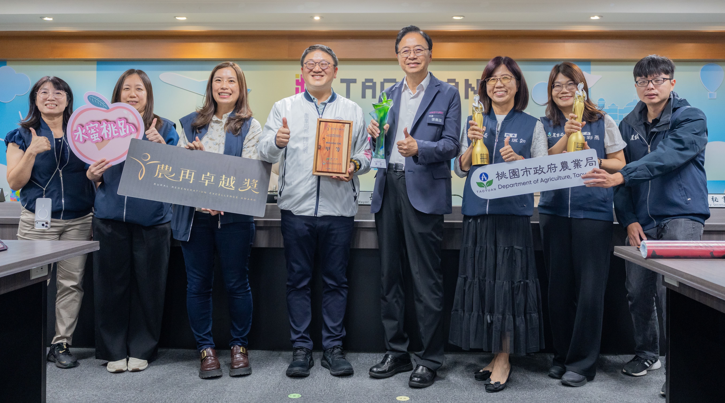 桃園市摘「美國謬思大獎」雙金與「農再卓越獎」首獎　張善政：創意行銷桃園農業之美吸引國內外目光