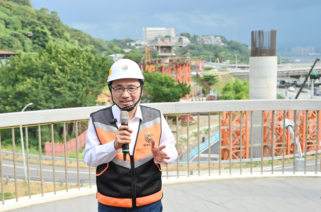 新北重大建設淡北道路進度14.62%　新北市長侯友宜：118年6月通車目標不變