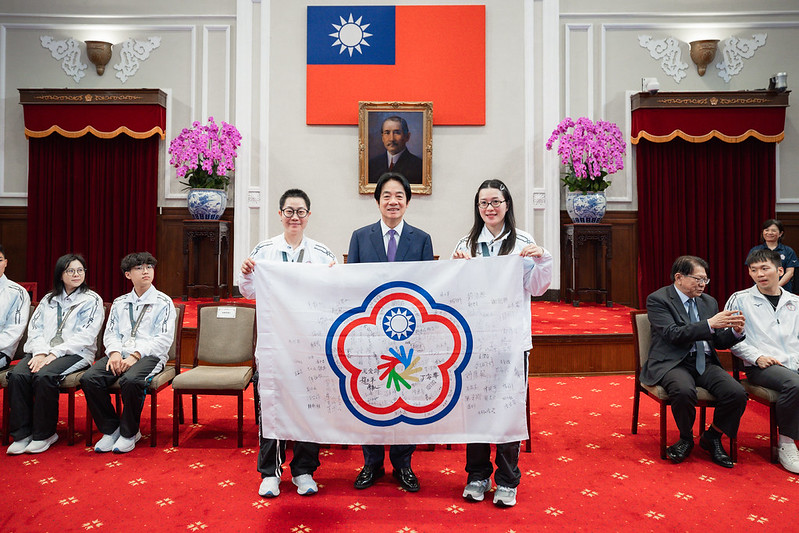 賴清德總統讚揚東京聽奧選手展現堅韌臺灣精神　政府持續投入資源支持運動發展與選手生涯保障