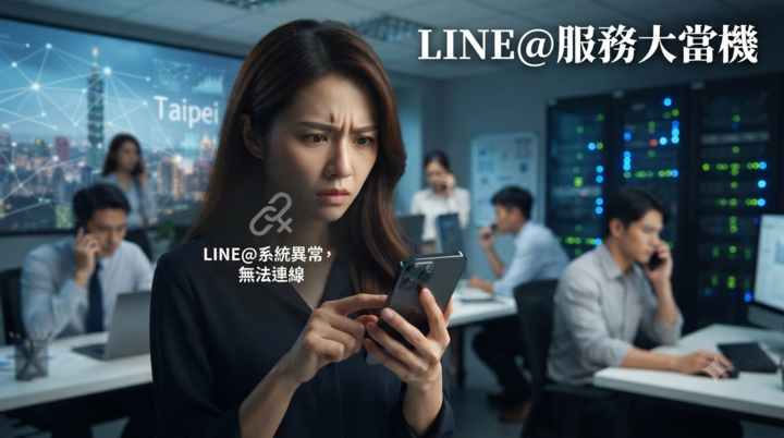 LINE@驚傳大當機！臺灣網友狂問「LINE壞了嗎」　無法開啟服務狀況引熱議
