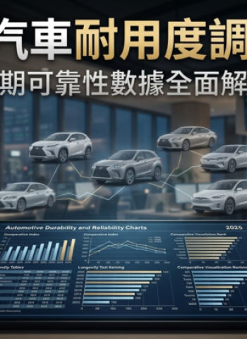 Lexus與Toyota主導2025汽車耐用度調查　特斯拉與歐美品牌落後　汽車品牌長期妥善率排名揭曉
