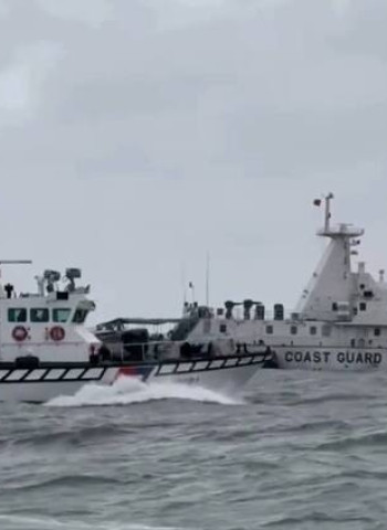 金門海域再起波瀾　中國海警海象不佳仍再擾　海巡署併航強力驅離