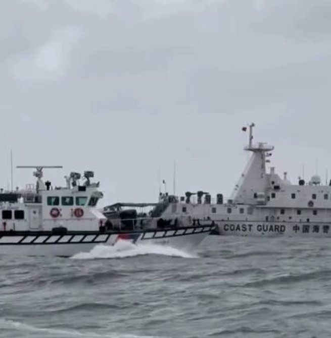 金門海域再起波瀾　中國海警海象不佳仍再擾　海巡署併航強力驅離