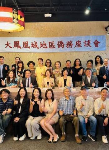 僑務委員會李姸慧訪視美國鳳凰城　與僑界座談凝聚共識深化臺美交流合作