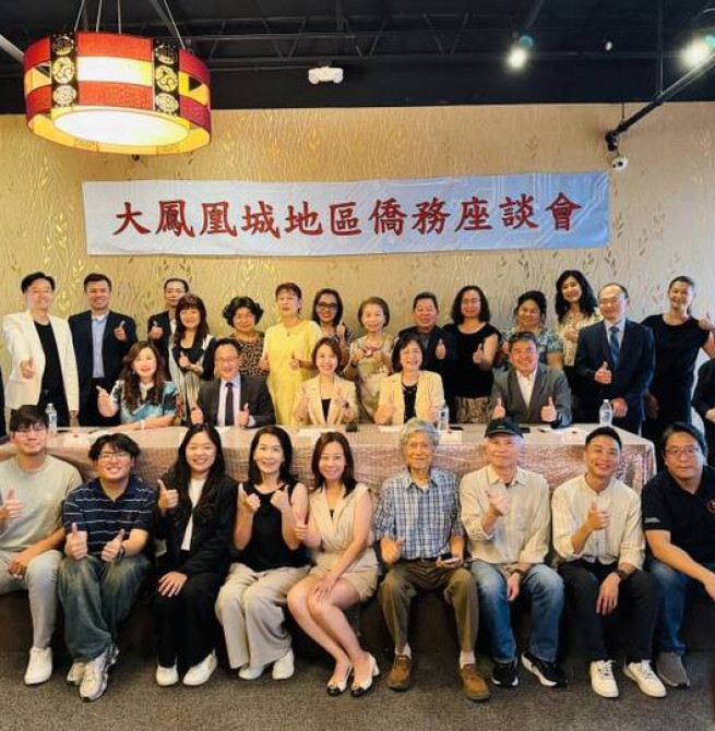 僑務委員會李姸慧訪視美國鳳凰城　與僑界座談凝聚共識深化臺美交流合作