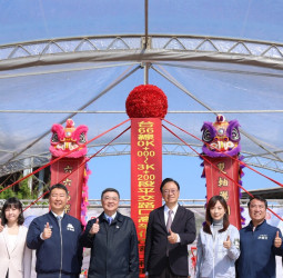 行政院長卓榮泰出席台66線高架化改善工程動土　加速桃園「三橫三縱」路網成形