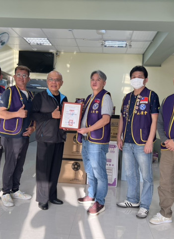 守護孩子安全成長　國際同濟會永康同濟會公益捐贈物資關懷高雄市私立小天使家園失依嬰幼兒