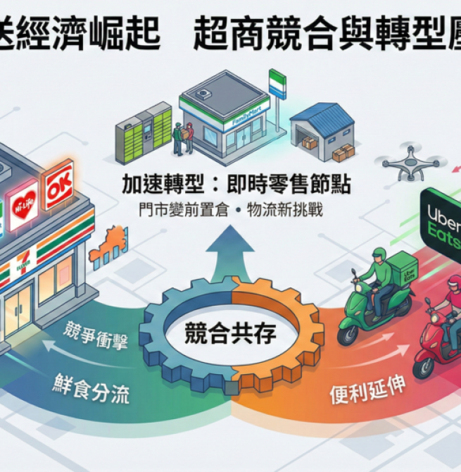 李豫伯教授：超商營運面對外送經濟崛起挑戰　透過競合策略尋求零售新商業模式突破