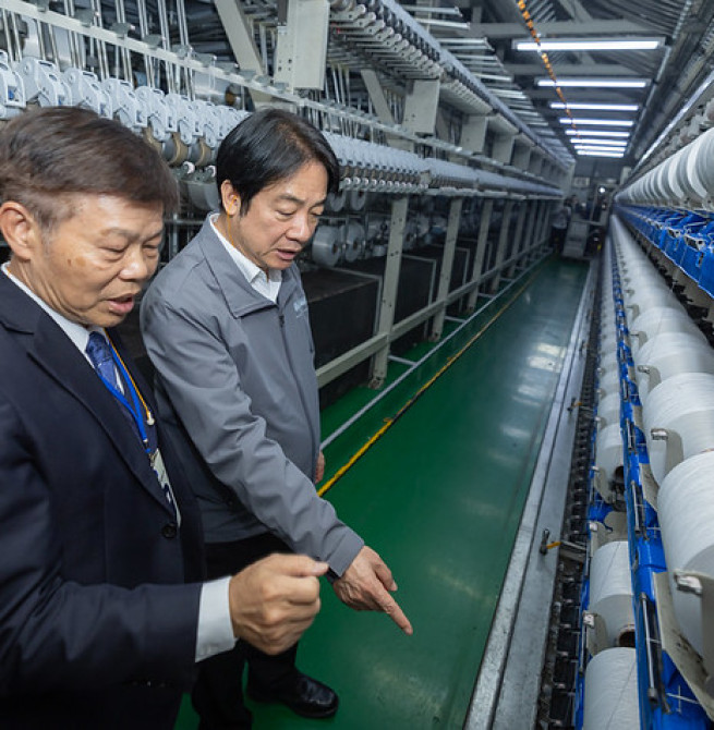 賴清德總統與彰化聚隆纖維業界對話　政府推動紡織業升級、提升中小微企業競爭力