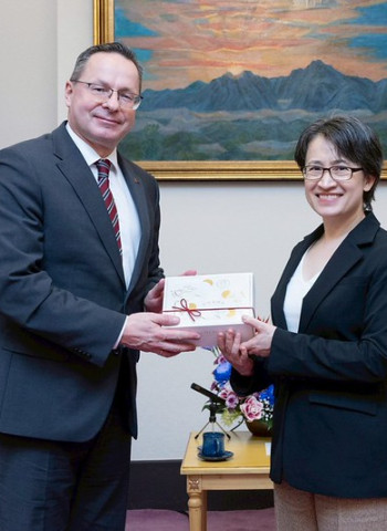 蕭美琴副總統會晤中北歐國會議員訪團　強化理念相近的夥伴合作應對國際局勢變化