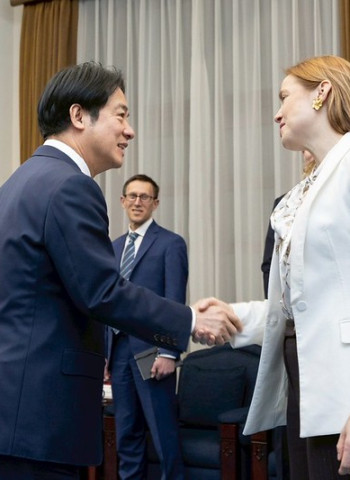 賴清德總統會見德國馬歇爾基金會訪團　從台灣之盾到自我防衛能力　深化民主夥伴合作關係