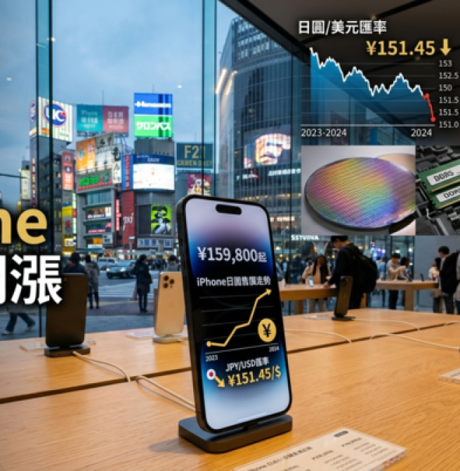 蘋果日本調漲iPhone售價約10%！AI記憶體成本攀升、日元貶值推升價格　日本市場率先反映成本壓力