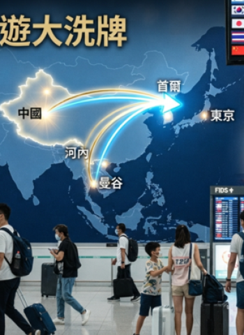 2026中國出境旅遊市場變化｜韓國躍居陸客第一、日本與泰國排名洗牌引關注