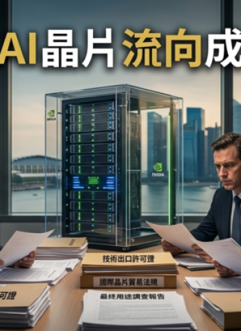 新加坡追查輝達AI晶片走私案　中國AI模型供應鏈疑雲浮現