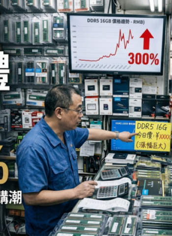 憶體價格暴漲300％衝擊中國市場　華強北DIY裝機需求降溫
