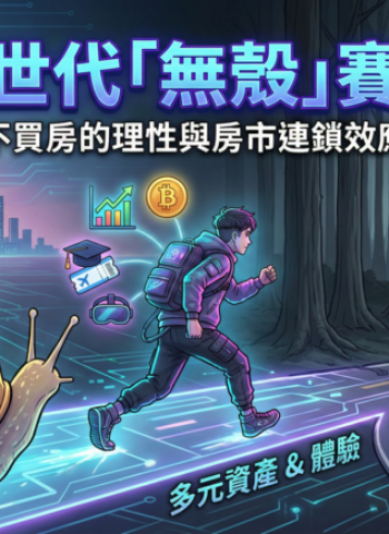 李豫伯教授：新世代的「無殼」賽局背後真相　深入解析年輕人不買房與房市結構質變連鎖效應