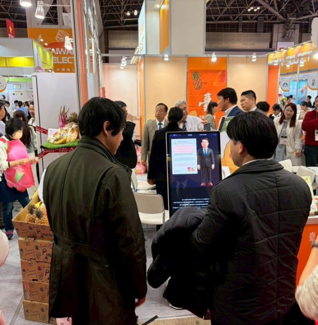 臺南布局東京國際食品展搶攻國際商機　臺南市長黃偉哲率隊推AI分身市長多語行銷助攻農產拓銷